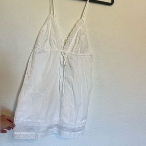 NWT Urban outfitters baby doll white dress, size small